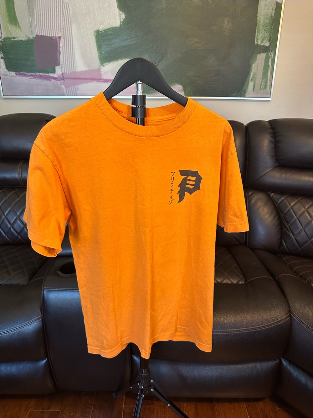 Primitive PJ Tiger Paul Jackson Orange Graphic Tee M